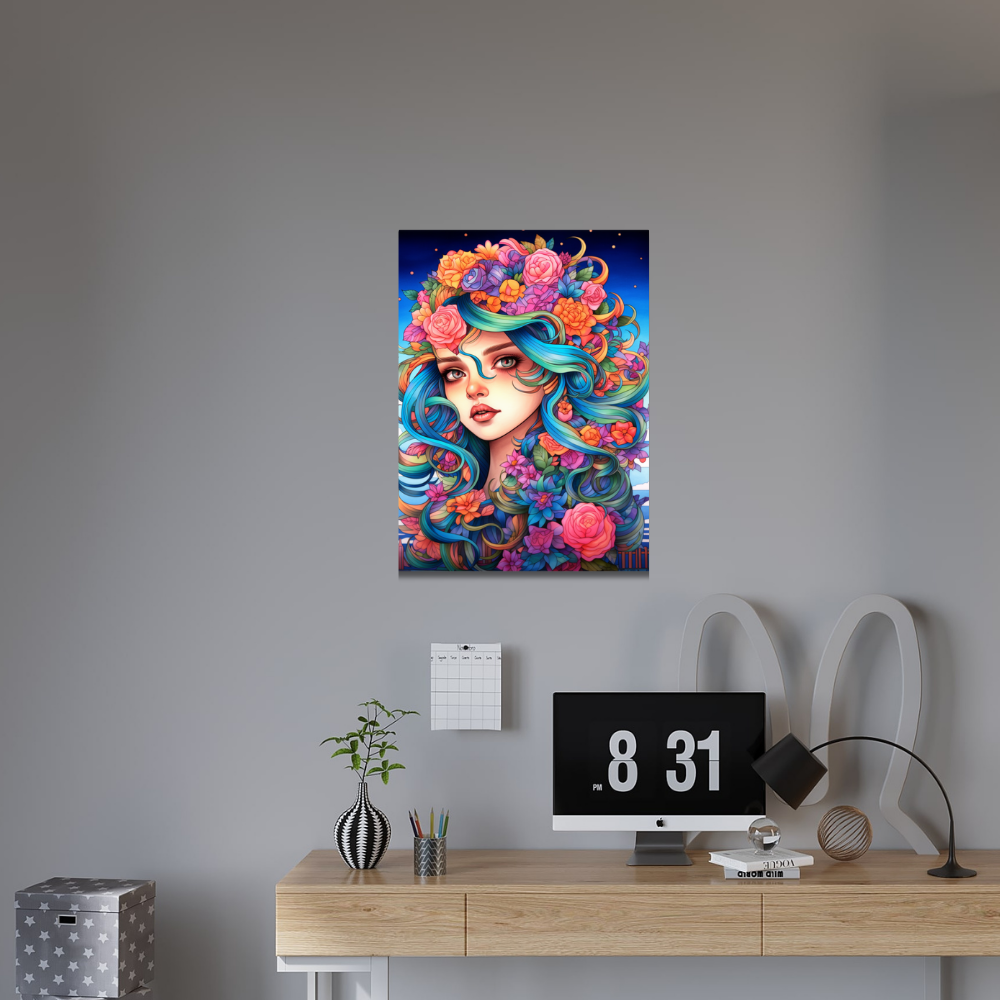 Metal poster - Anime Girl