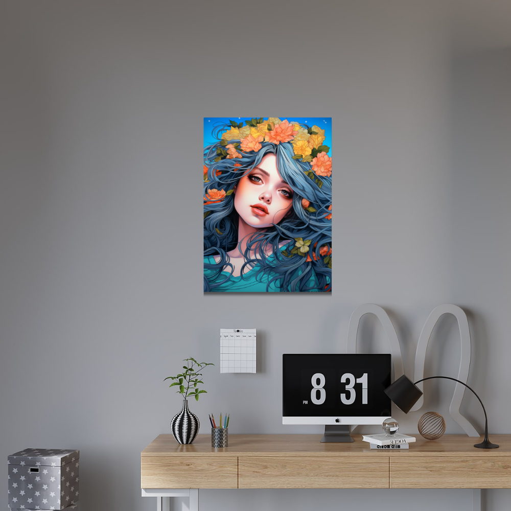 Metal poster - Anime Girl