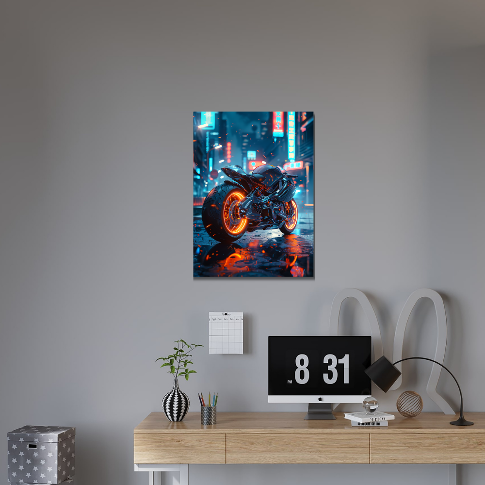 Metal Poster - Stylish Motorbike