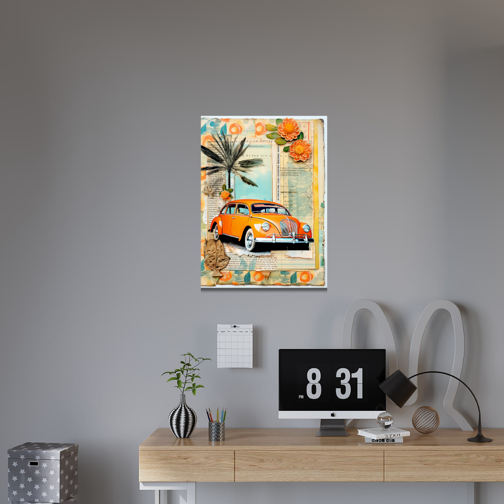 Metal poster – Classic Vintage Car