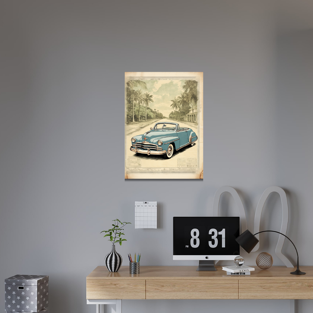 Metal poster – Classic Vintage Car