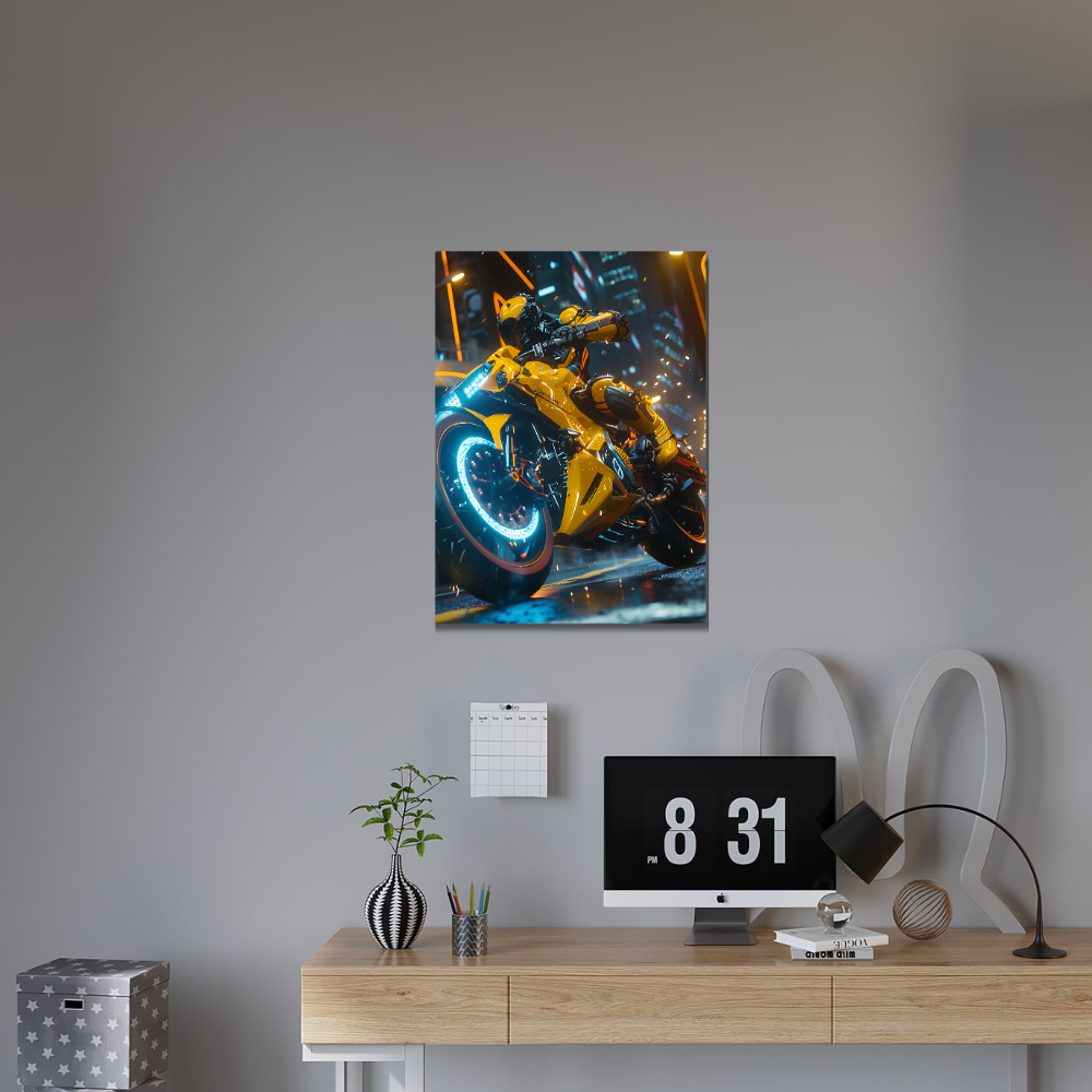 Metal Poster - Stylish Motorbike