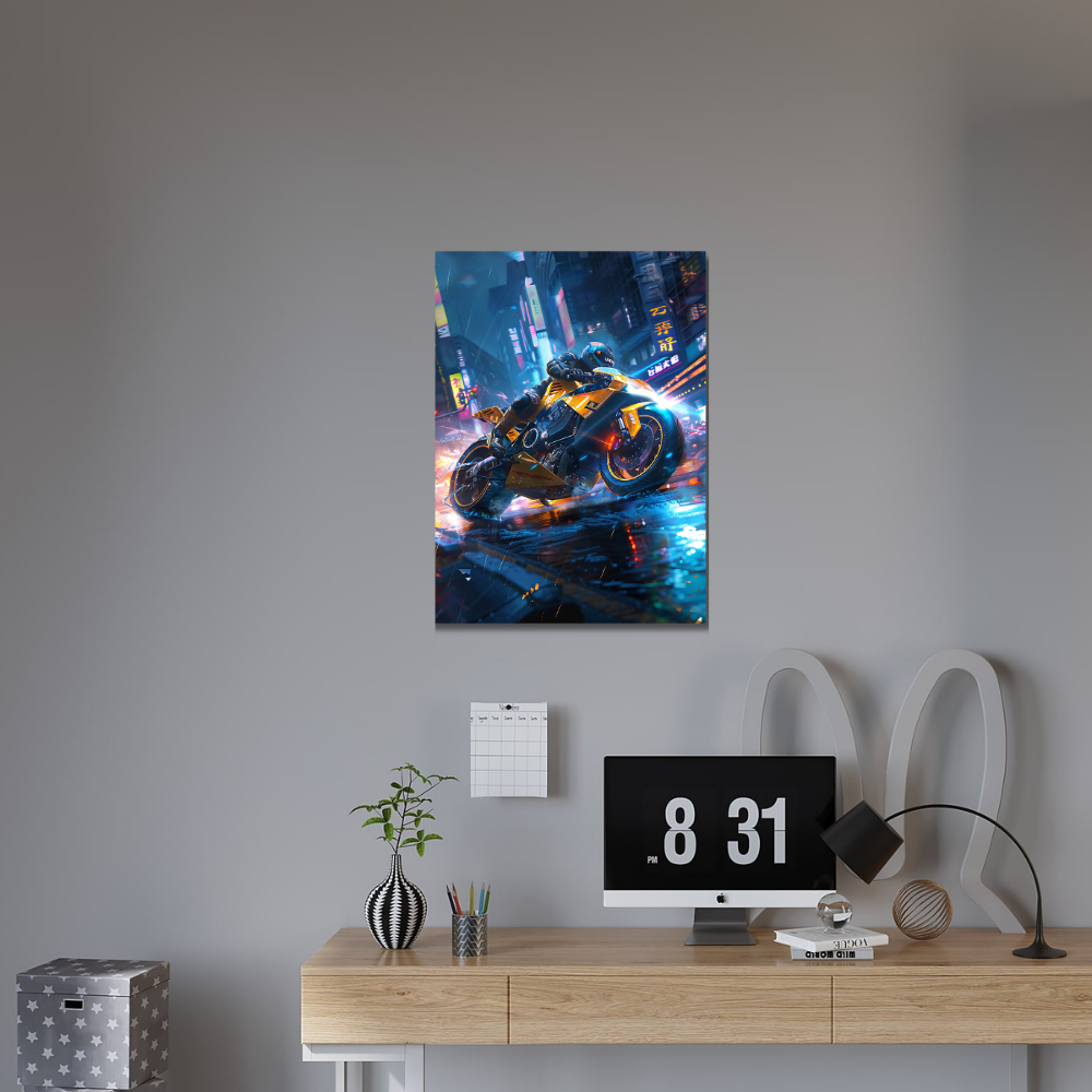 Metal Poster - Stylish Motorbike