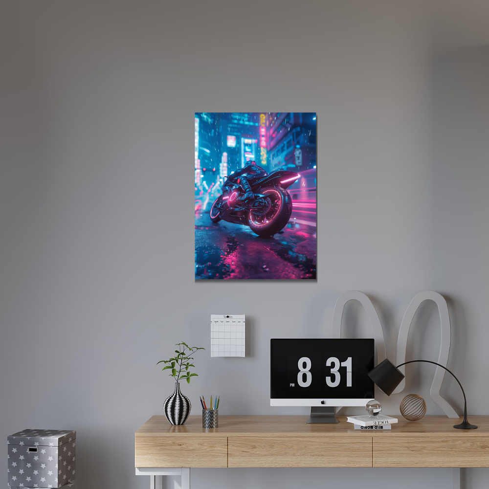 Metal Poster - Stylish Motorbike