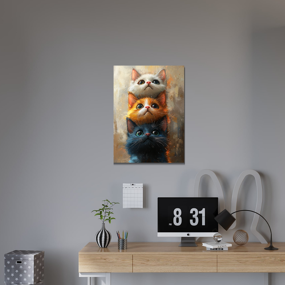 Metal poster Cute Cat