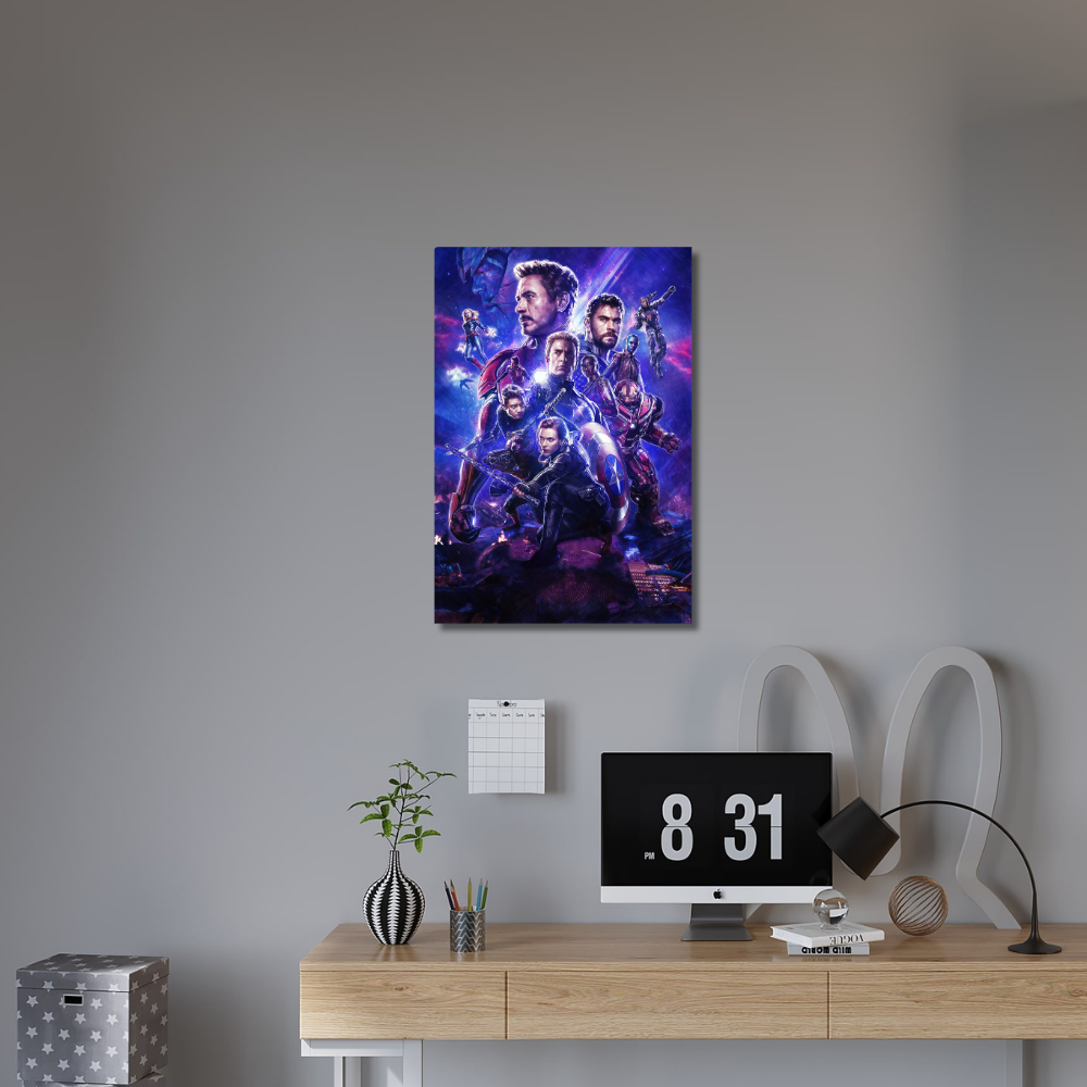 Avengers endgame poster - metal poster – premium home decor
