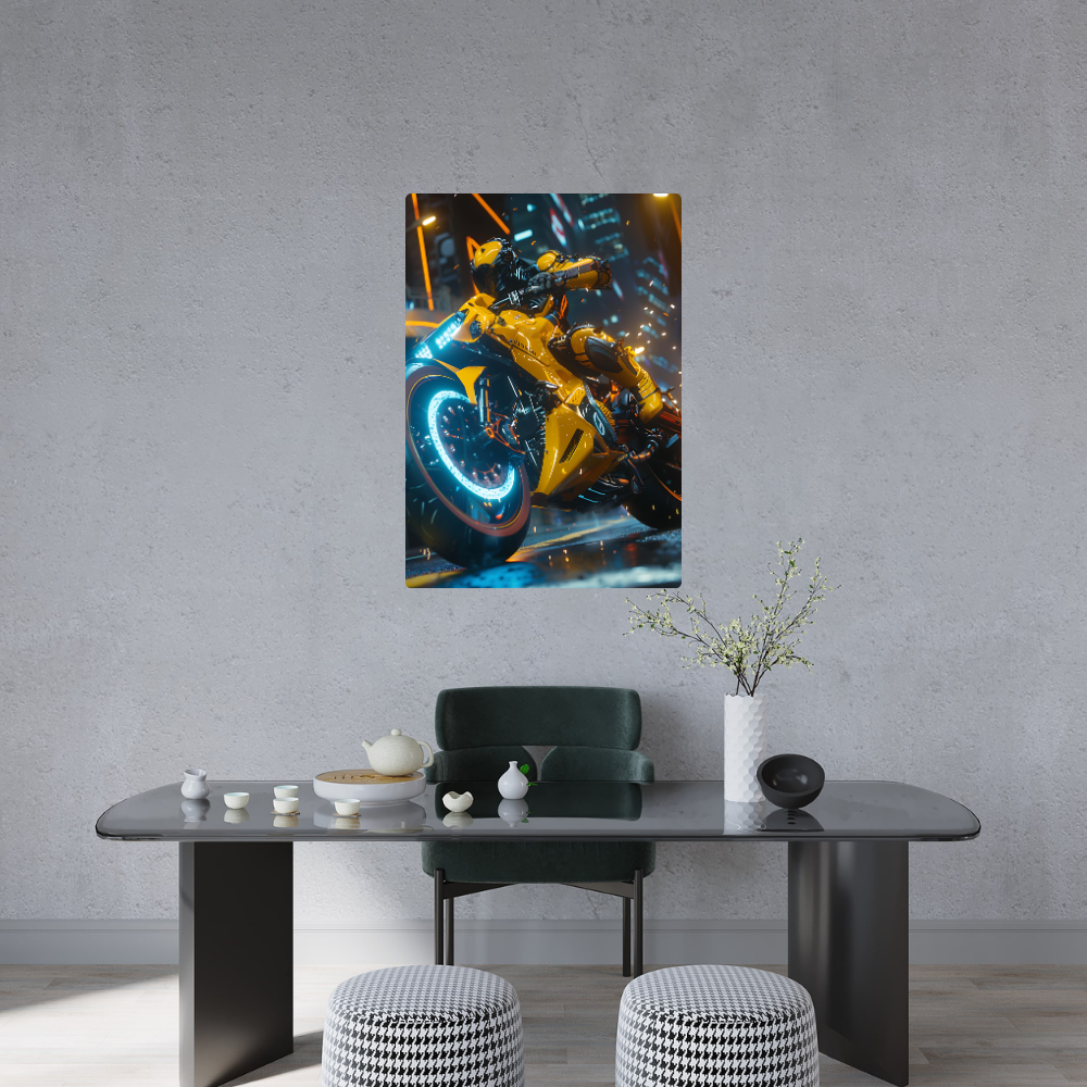Metal Poster - Stylish Motorbike