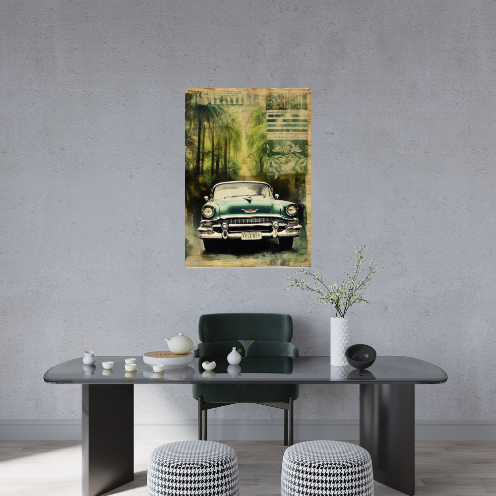 Metal poster – Classic Vintage Car