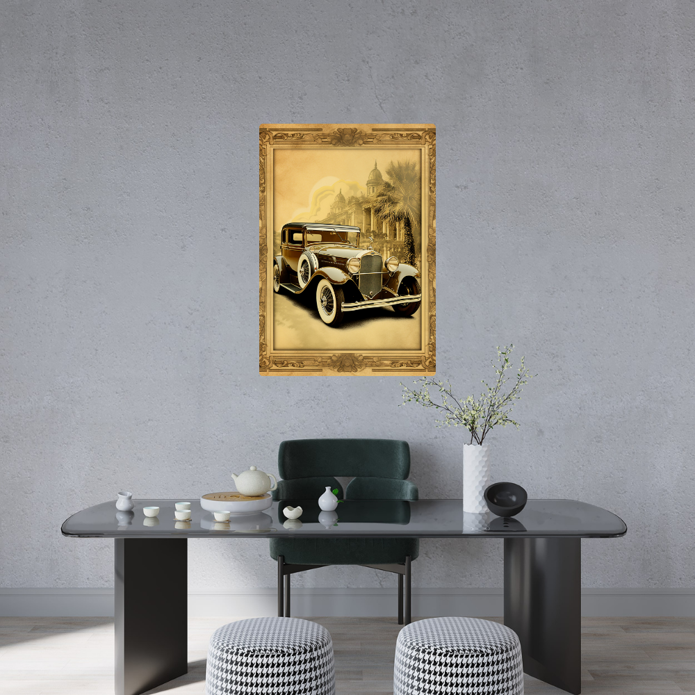 Metal poster – Classic Vintage Car