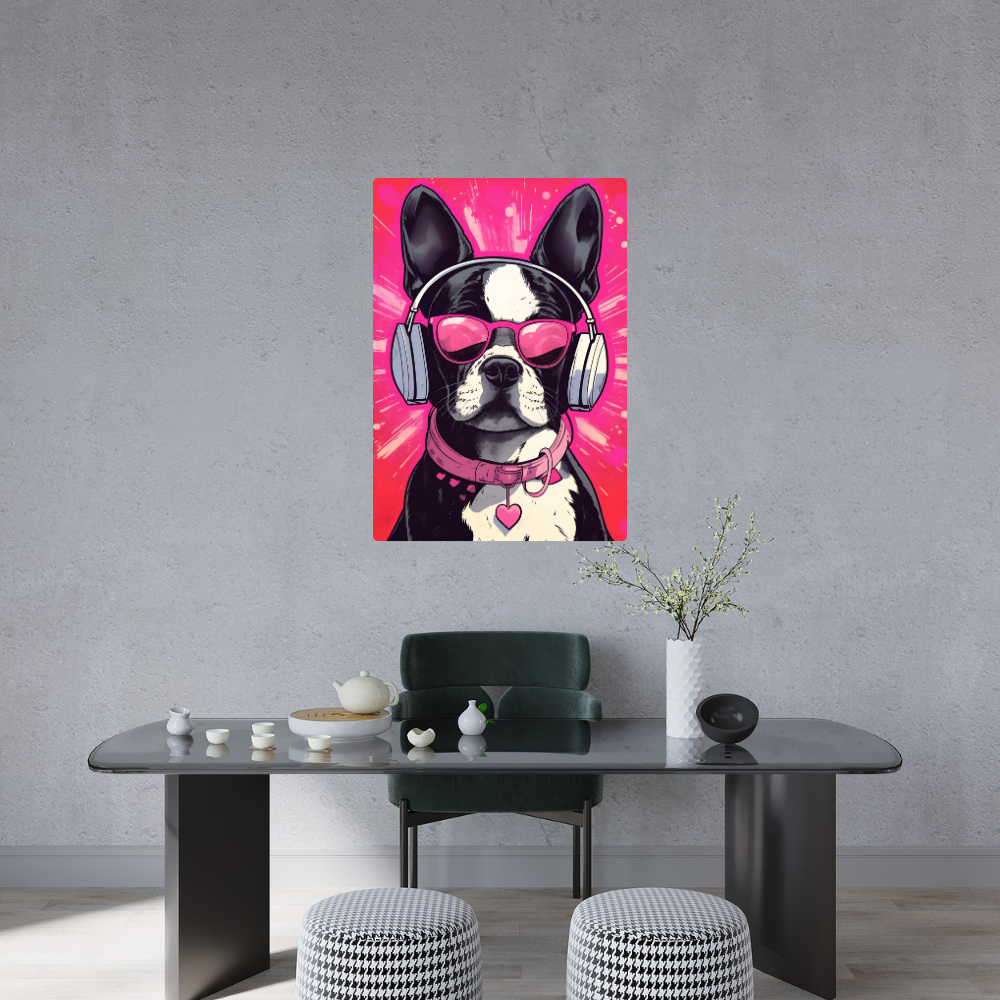 Metal Poster - Boston Terrier Dog