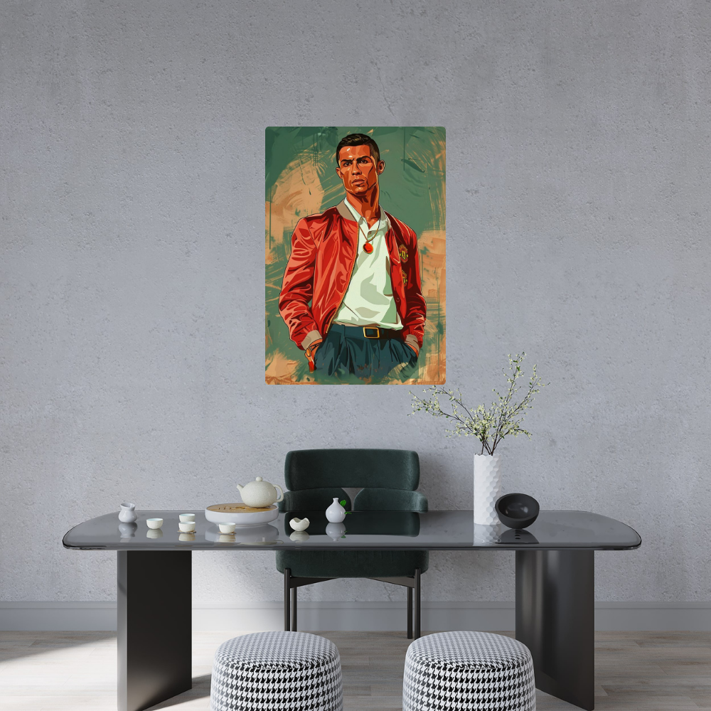 Metal Poster - Cristiano Ronaldo