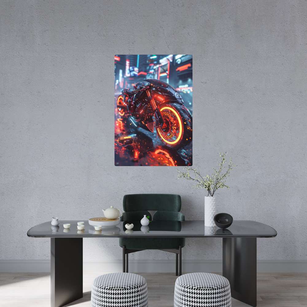 Metal Poster - Stylish Motorbike