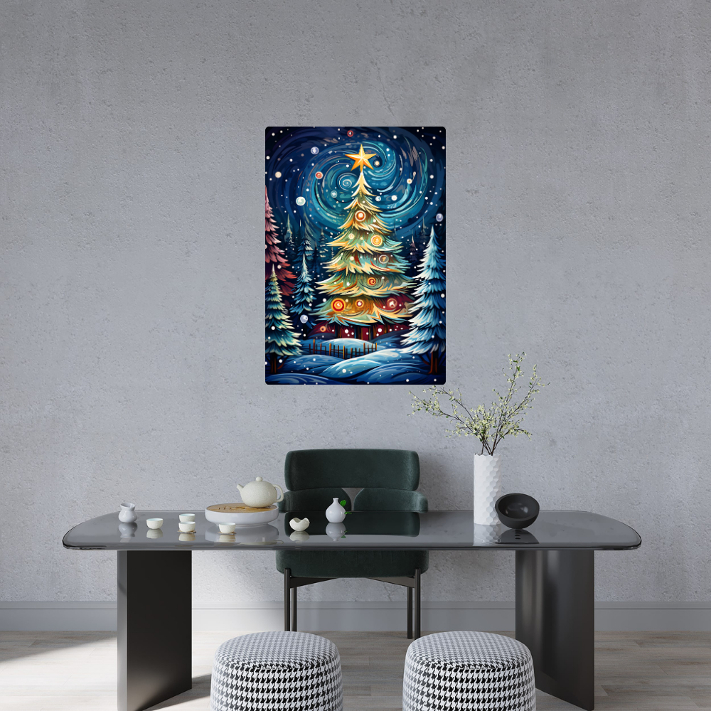 Metal poster - Christmas tree