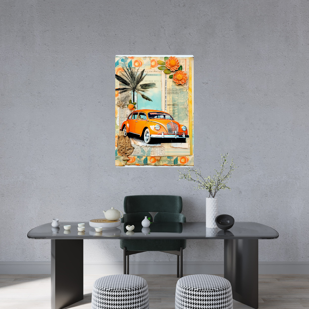 Metal poster – Classic Vintage Car