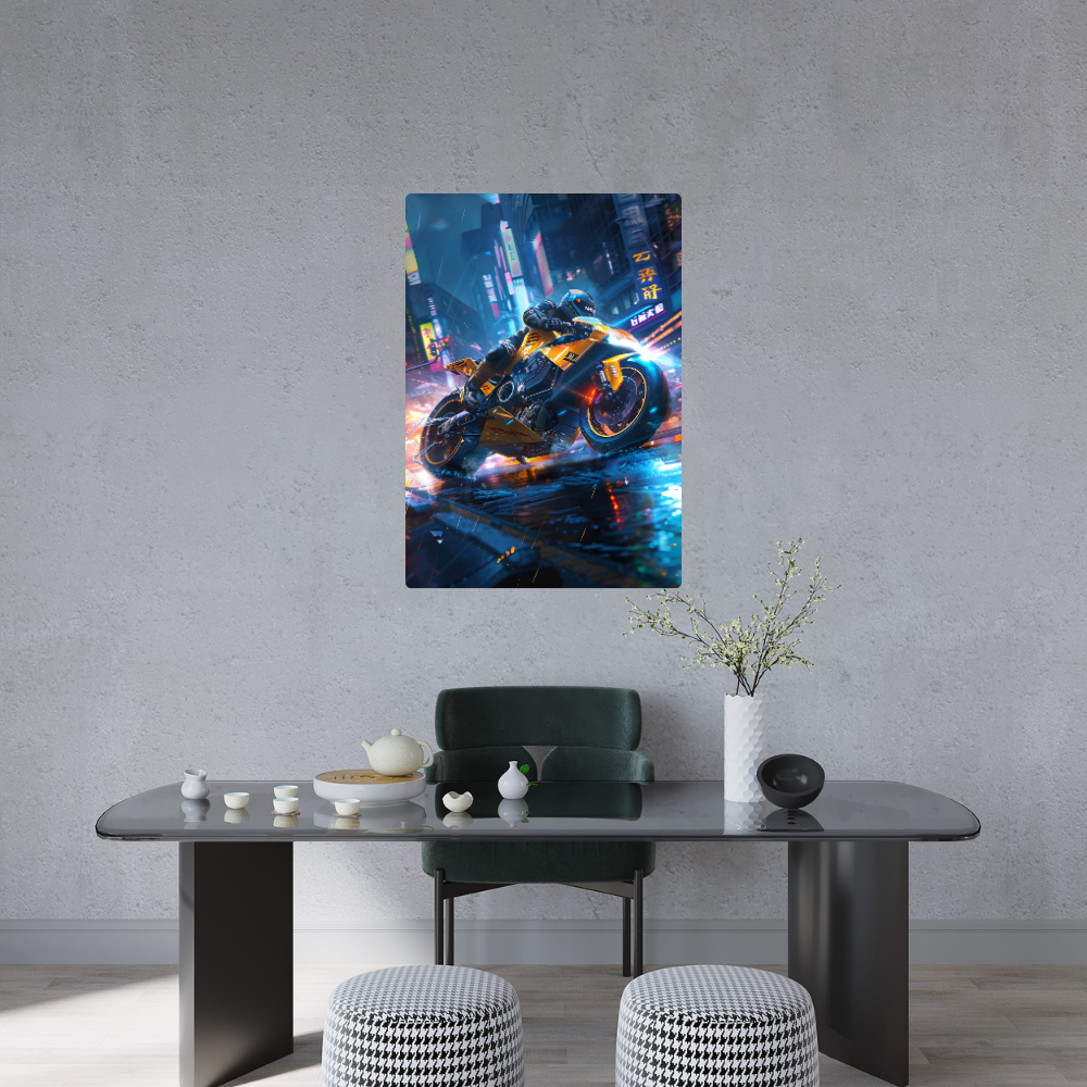 Metal Poster - Stylish Motorbike