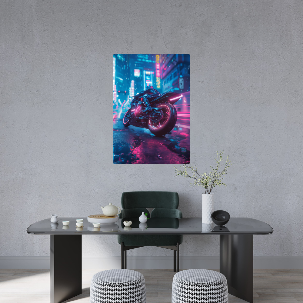 Metal Poster - Stylish Motorbike