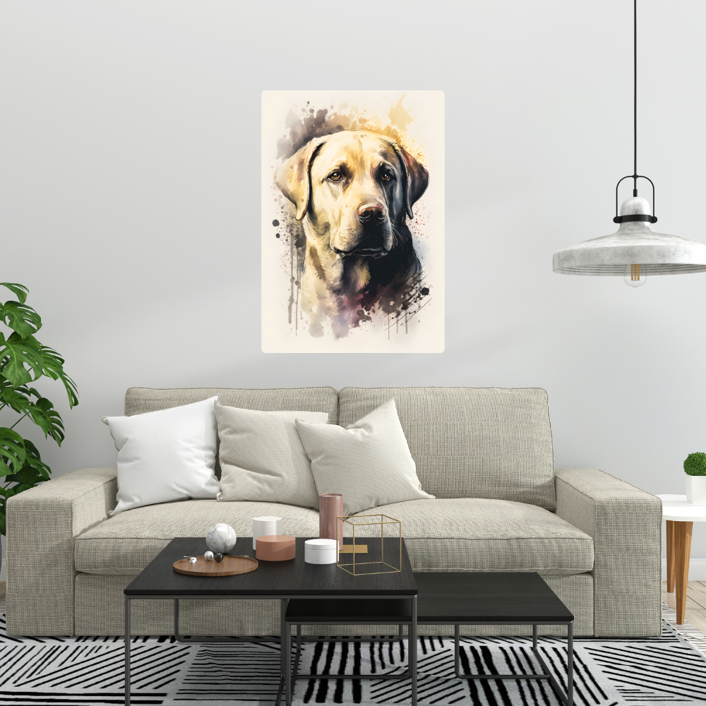 Metal Poster - Watercolor Labrador Retriever