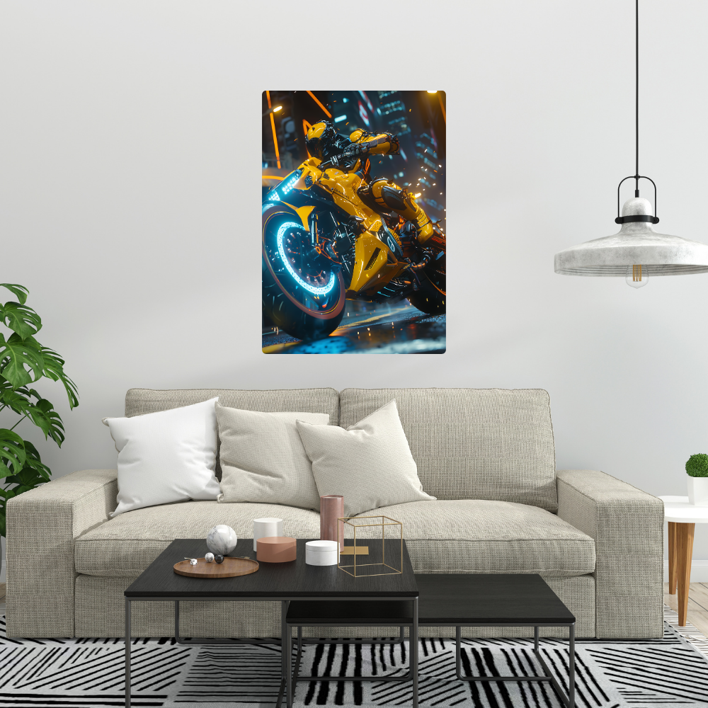 Metal Poster - Stylish Motorbike