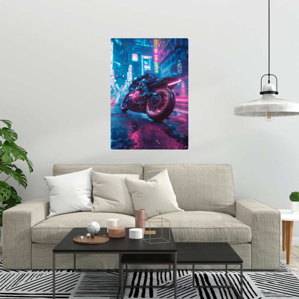 Metal Poster - Stylish Motorbike