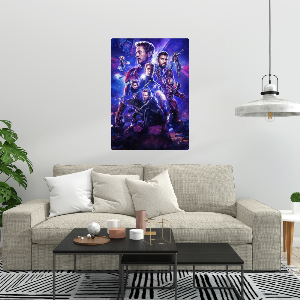 Avengers endgame poster - metal poster – premium home decor