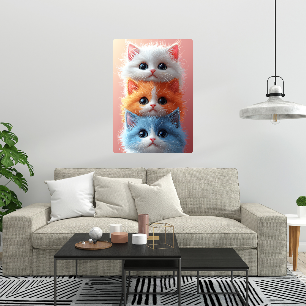 Metal poster Cute Cat