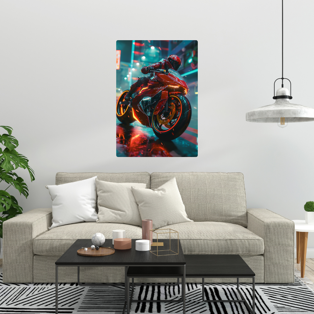 Metal Poster – Stylish Motorbike