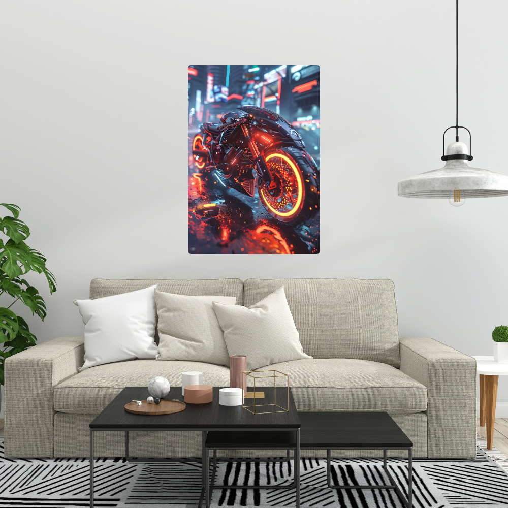Metal Poster - Stylish Motorbike