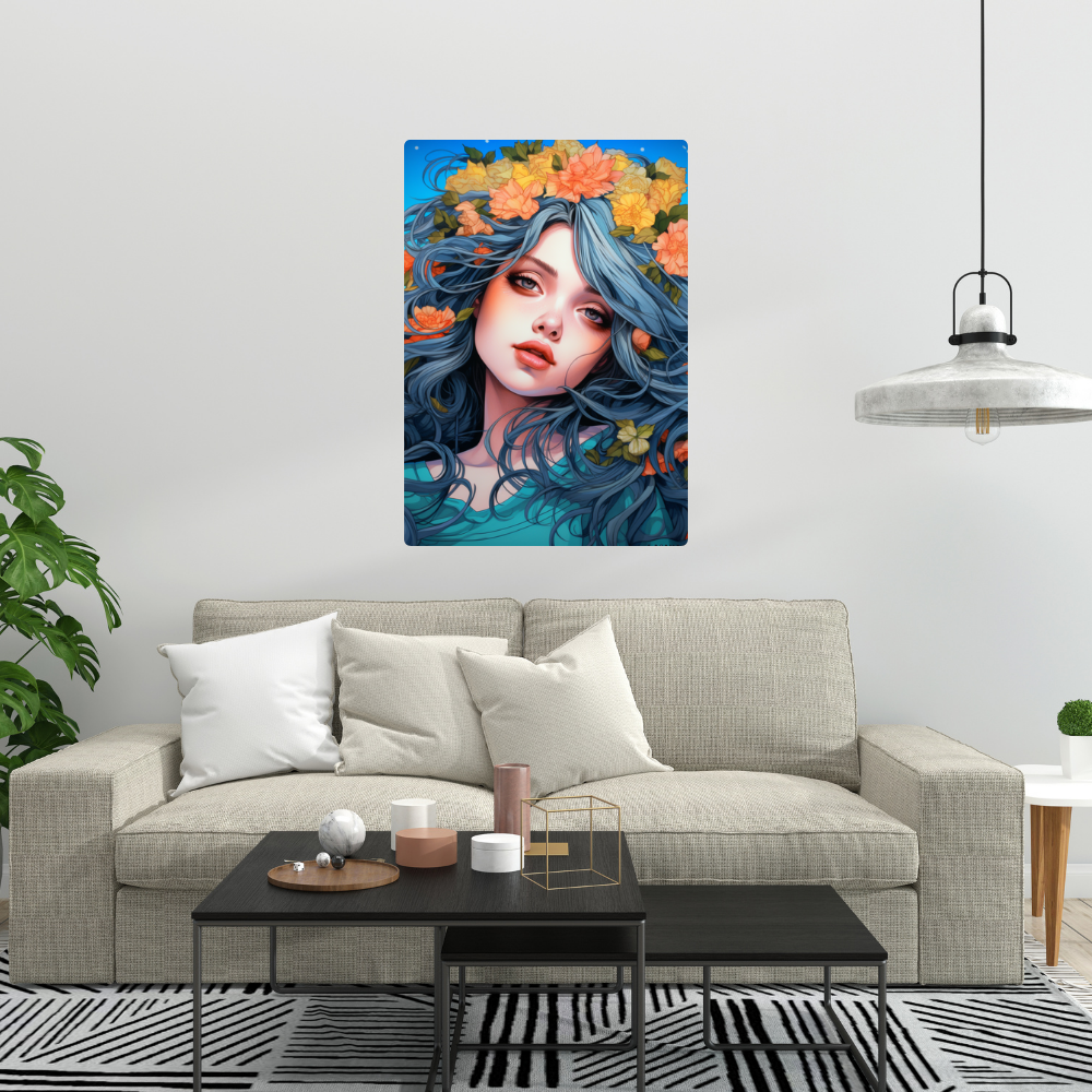 Metal poster - Anime Girl