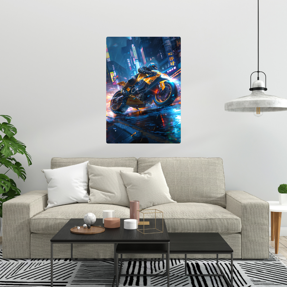 Metal Poster - Stylish Motorbike