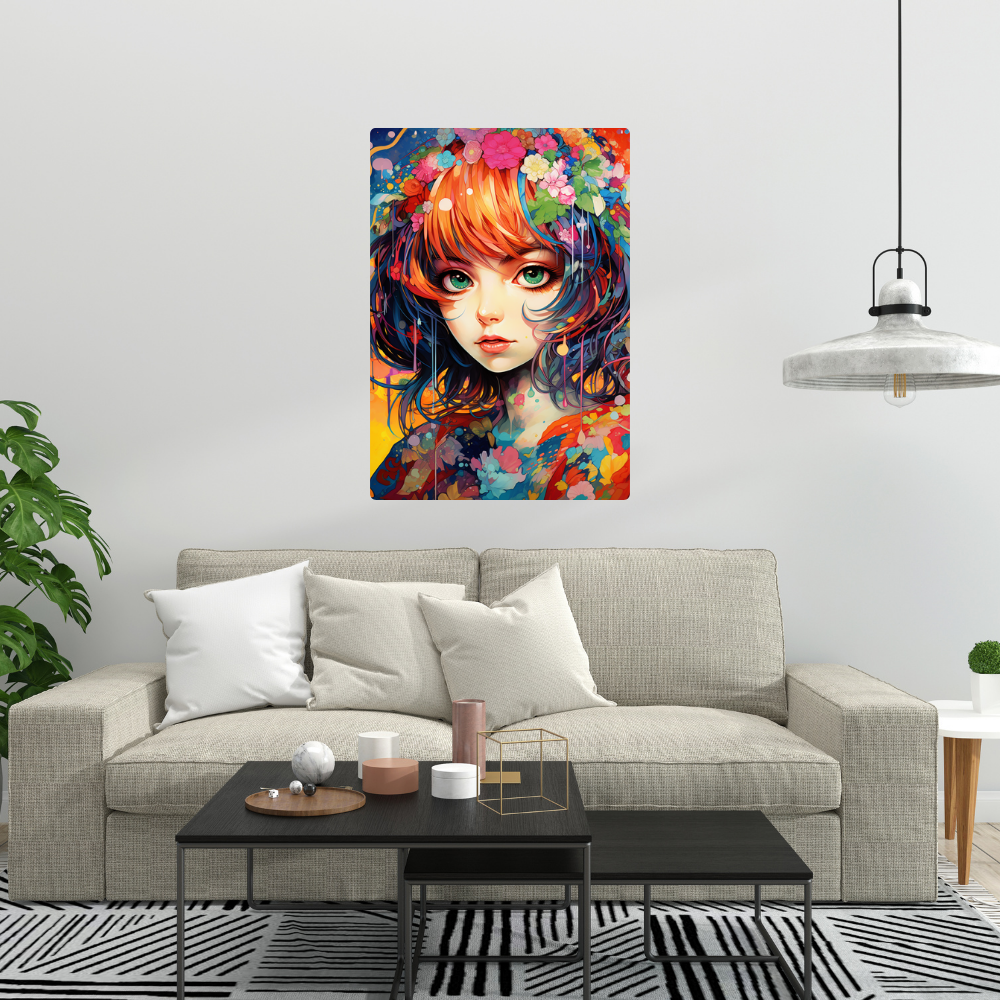 Metal poster - Anime Girl