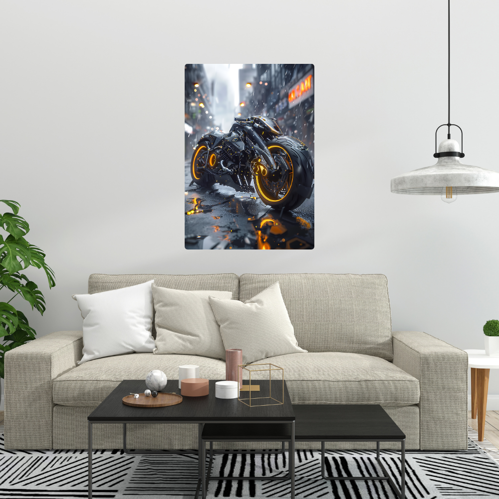 Metal Poster - Stylish Motorbike