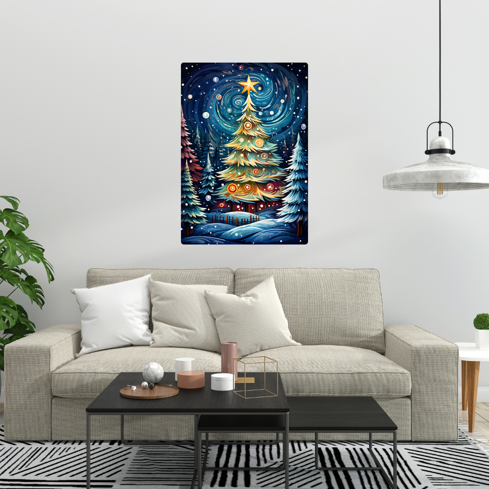 Metal poster - Christmas tree