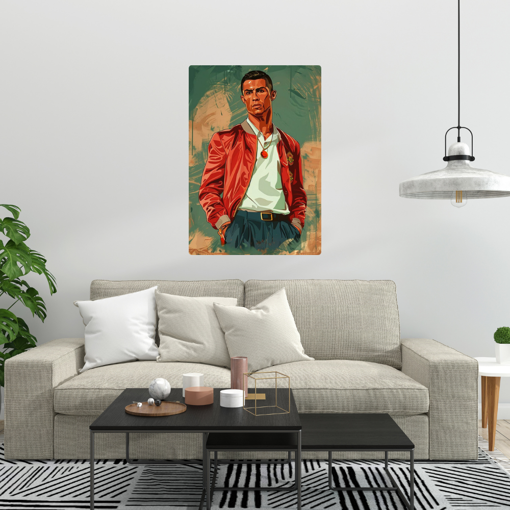 Metal Poster - Cristiano Ronaldo