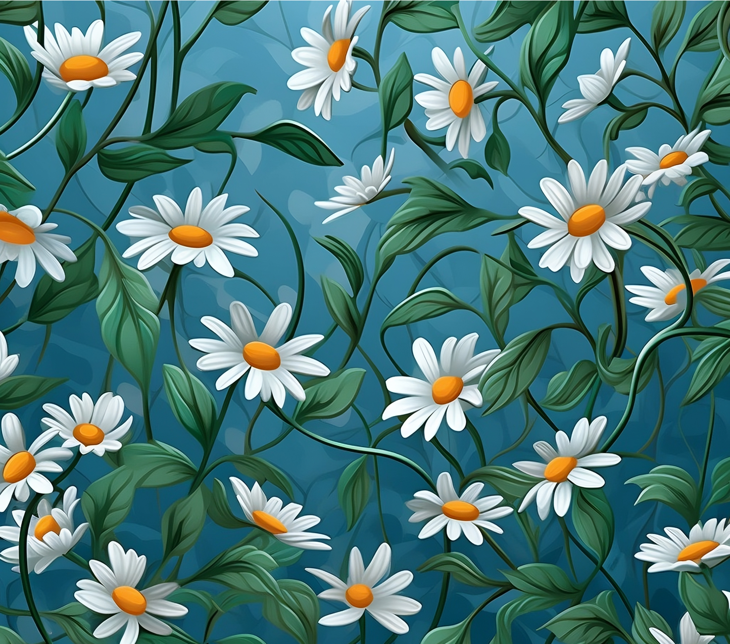 Daisy Floral Pattern Sipper Bottle