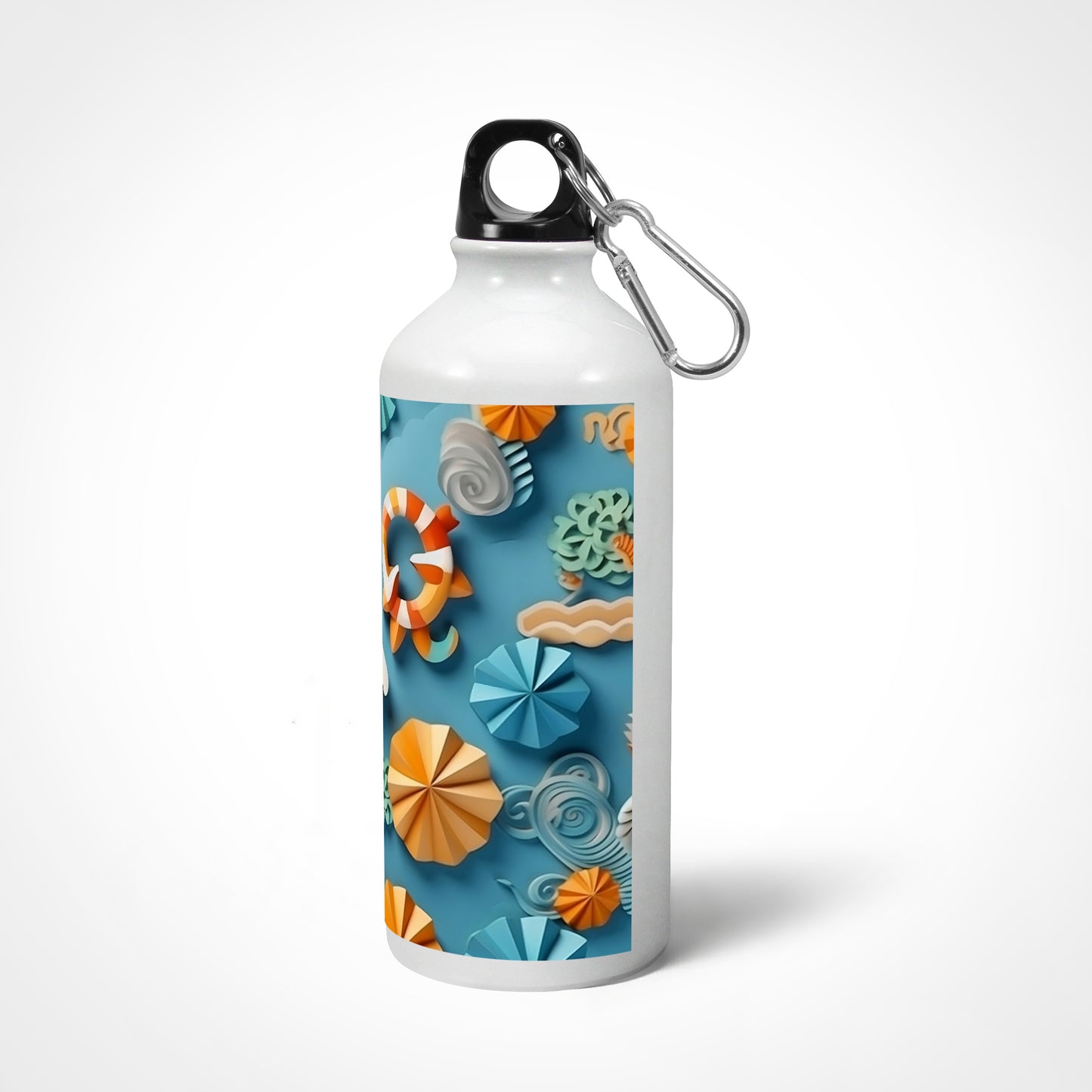 3D Summer Beach Sipper Bottle