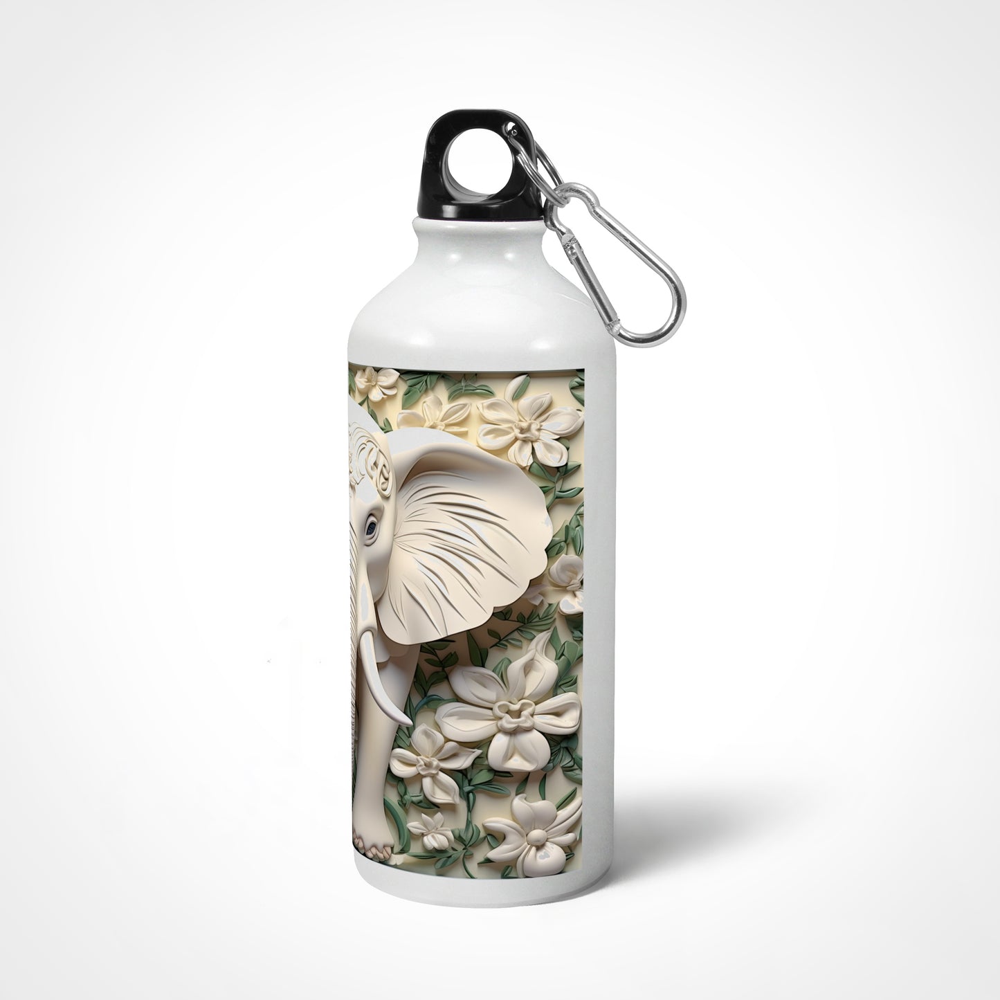 3D Cute Elephant Sipper Bottle