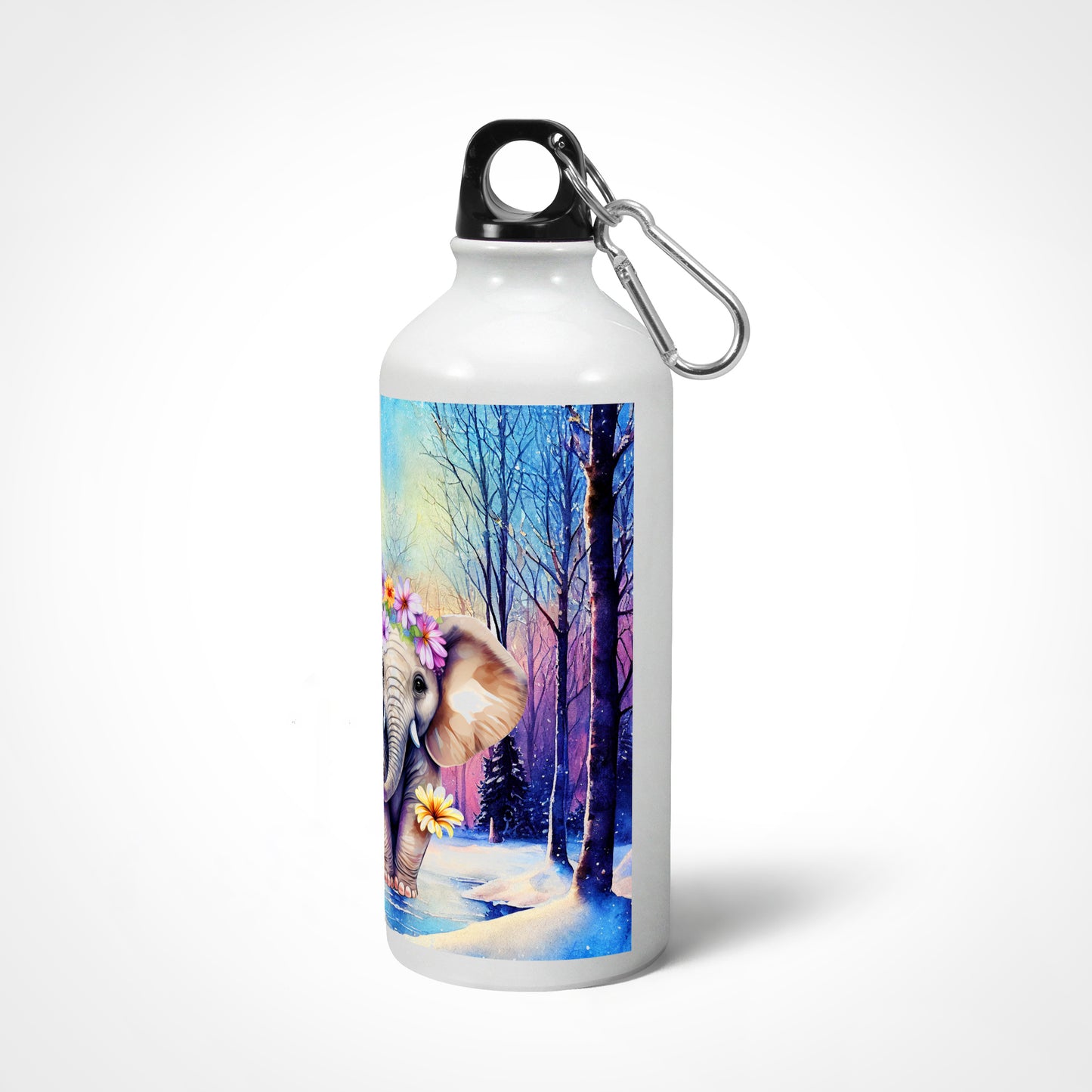 3D Cute Elephant Sipper Bottle