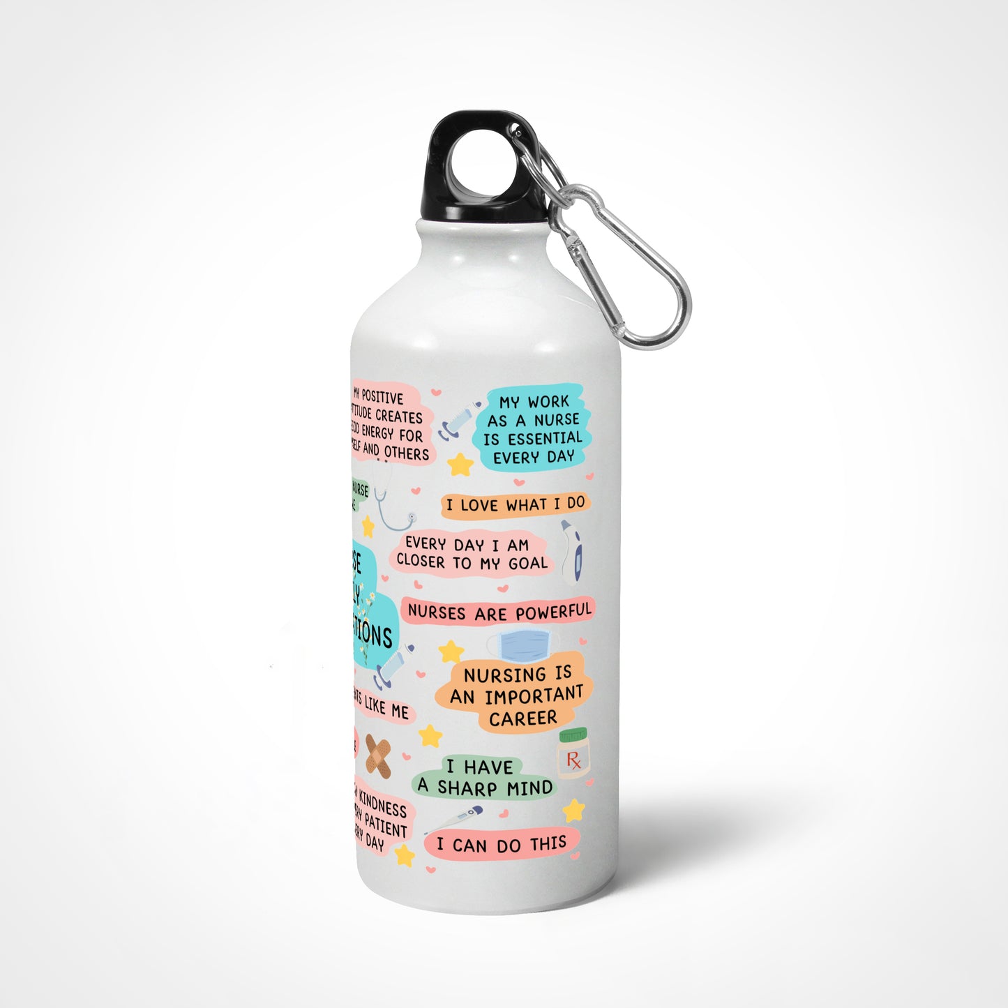 Nurse Daily Affirmation Sipper Bottle