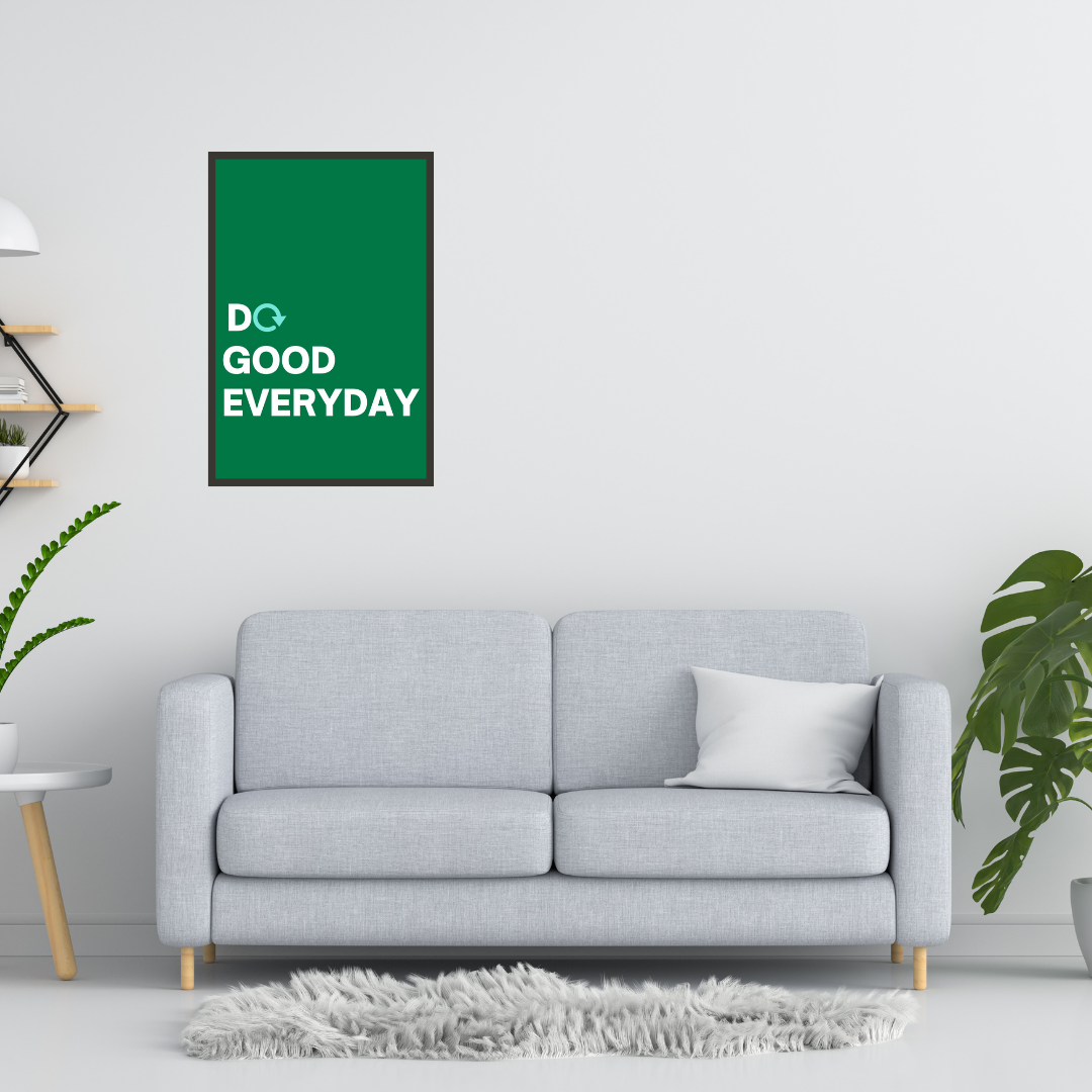 "Do Good Every Day" Motivational Wall Art