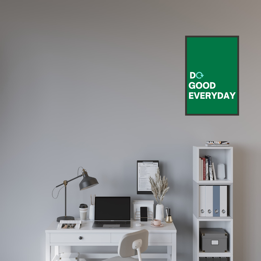 "Do Good Every Day" Motivational Wall Art