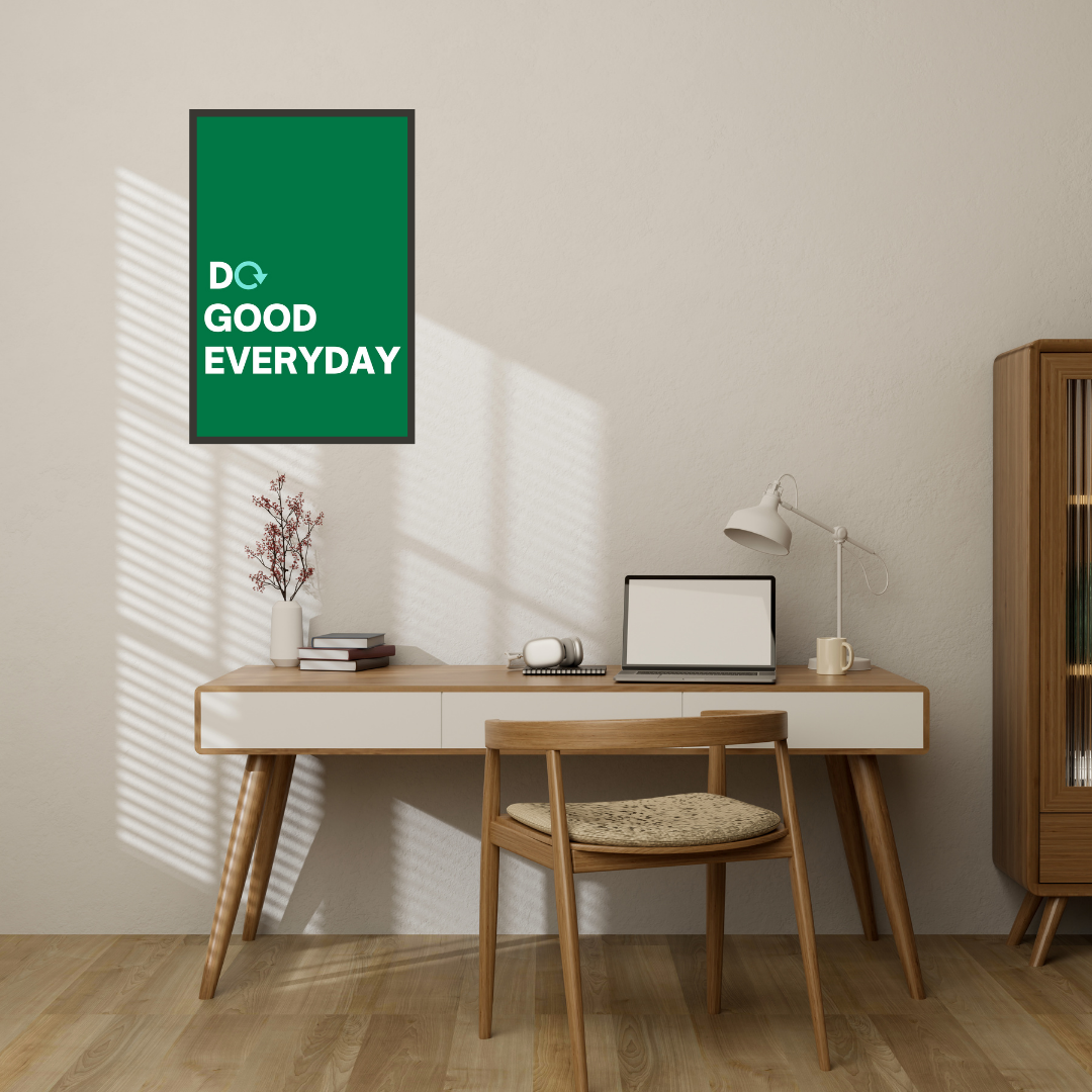 "Do Good Every Day" Motivational Wall Art