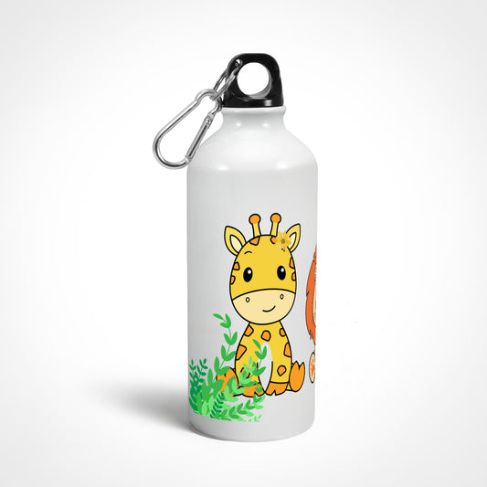 Zoo Animals Design Printed Sipper Bottle 600 ml