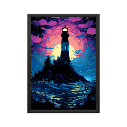 Lighthouse Painting Wall Art