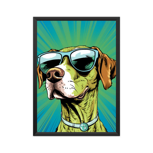 Funny Dog Pop Art Painting Wall Art