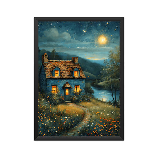 "Starry Night House" Wall Art