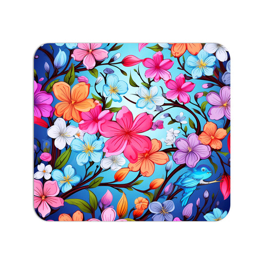 Flower Theme Mouse Pad