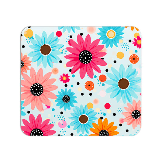 Flower Theme Mouse Pad
