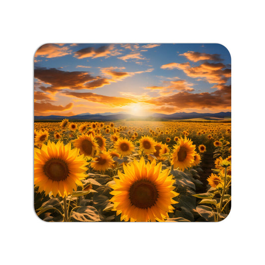 Sun Flower Theme Mouse Pad
