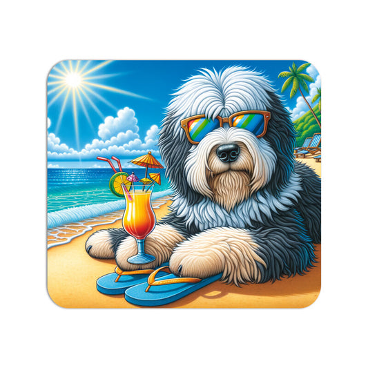Cute Dog Holiday Theme Mouse Pad