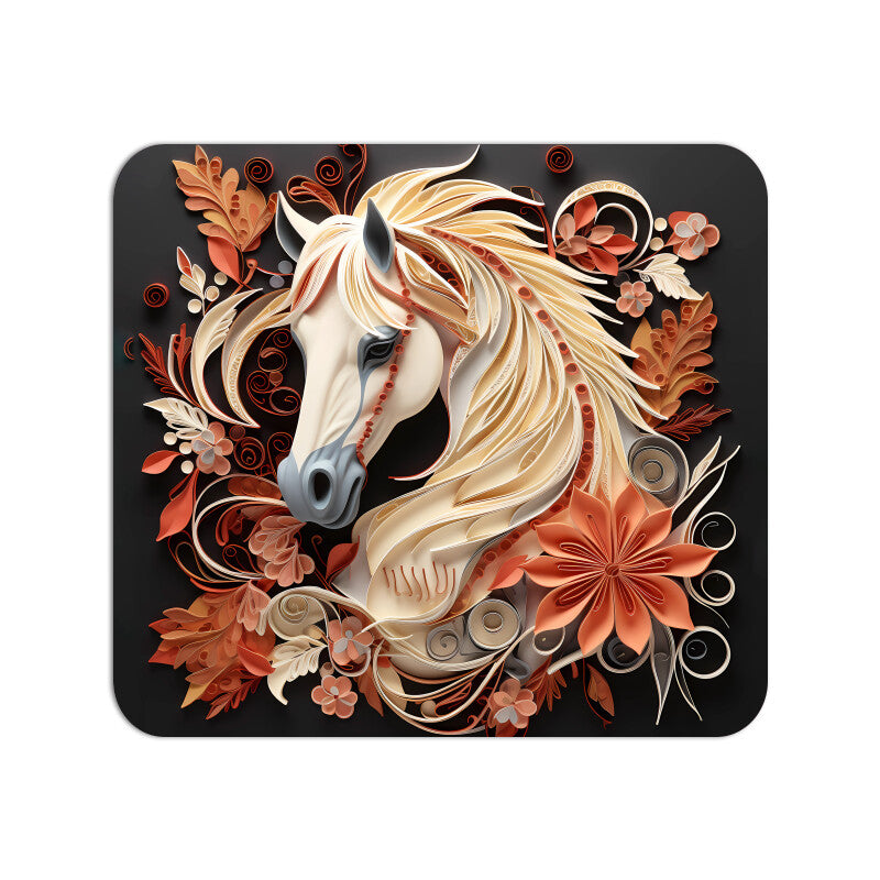 Horse Quilling Mouse Pad